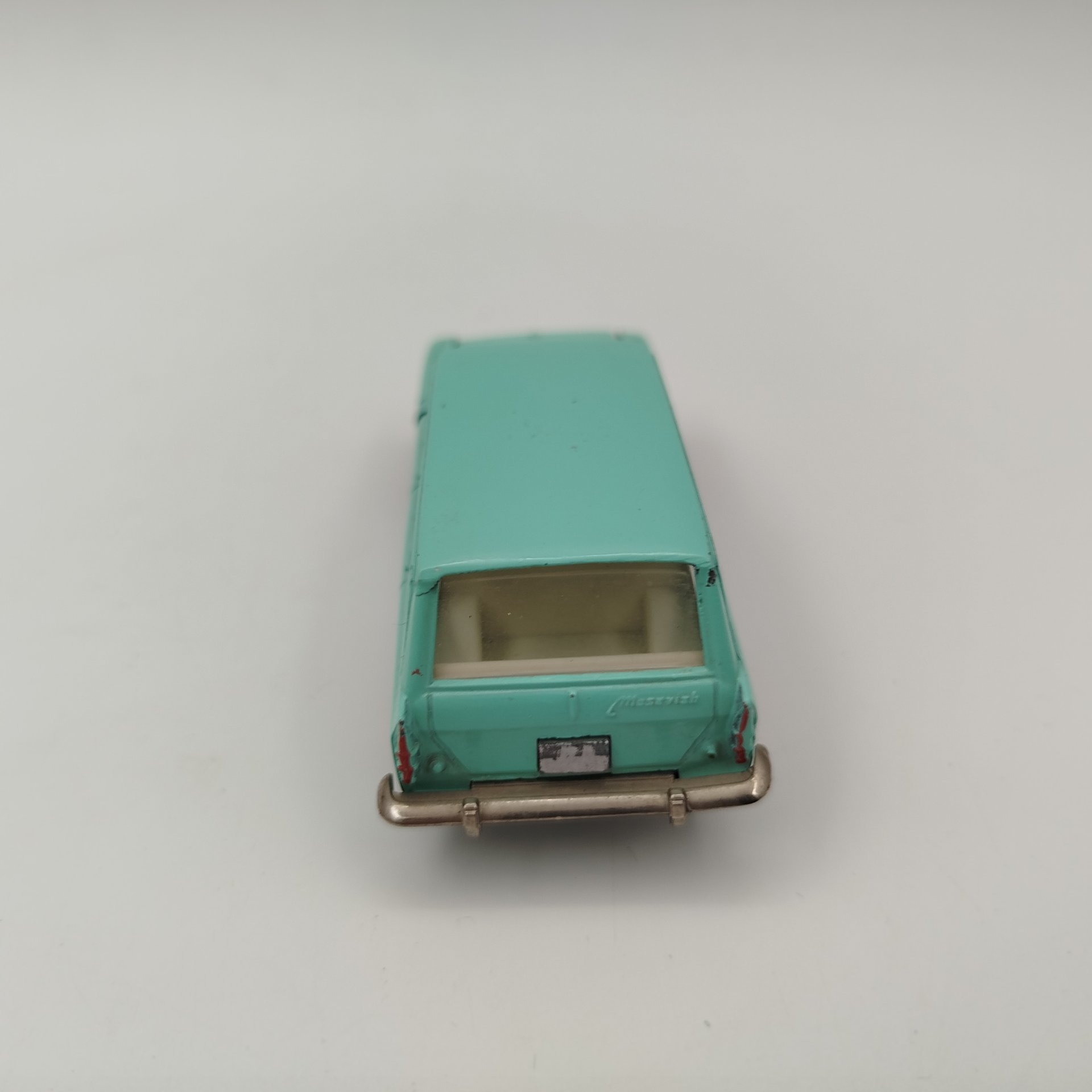 Масштабная модель автомобиля  "Москвич 427" в зеленом цвете, 1:43, модель А4, Саратовский завод «Тантал», металл, пластик, СССР, 1974-1978 гг.
