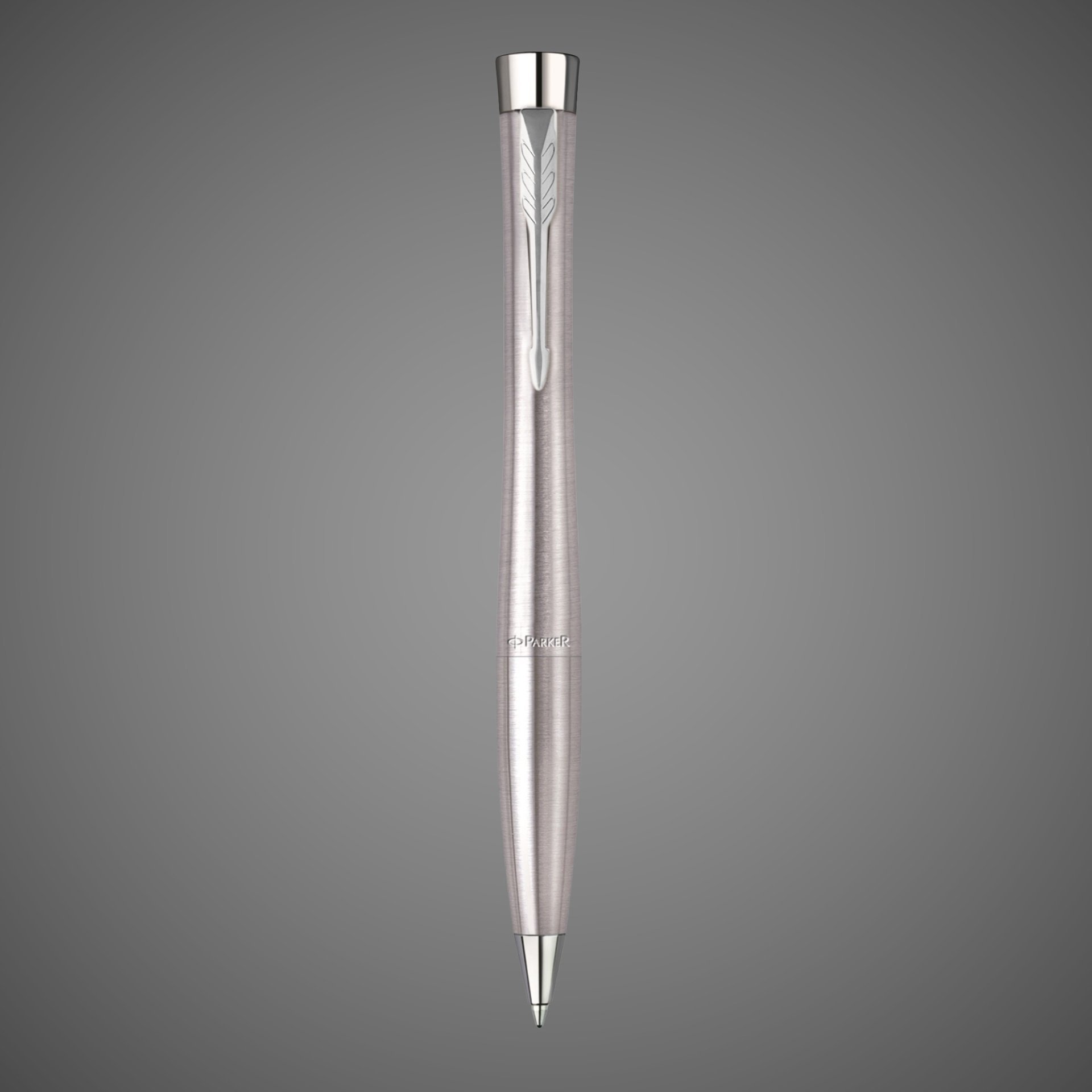 Шариковая ручка Parker Urban Metro Metallic CT, стержень: M, цвет чернил: blue, в подарочной упаковке., Лаки и смолы: лак, латунь, нержавеющая сталь, хром