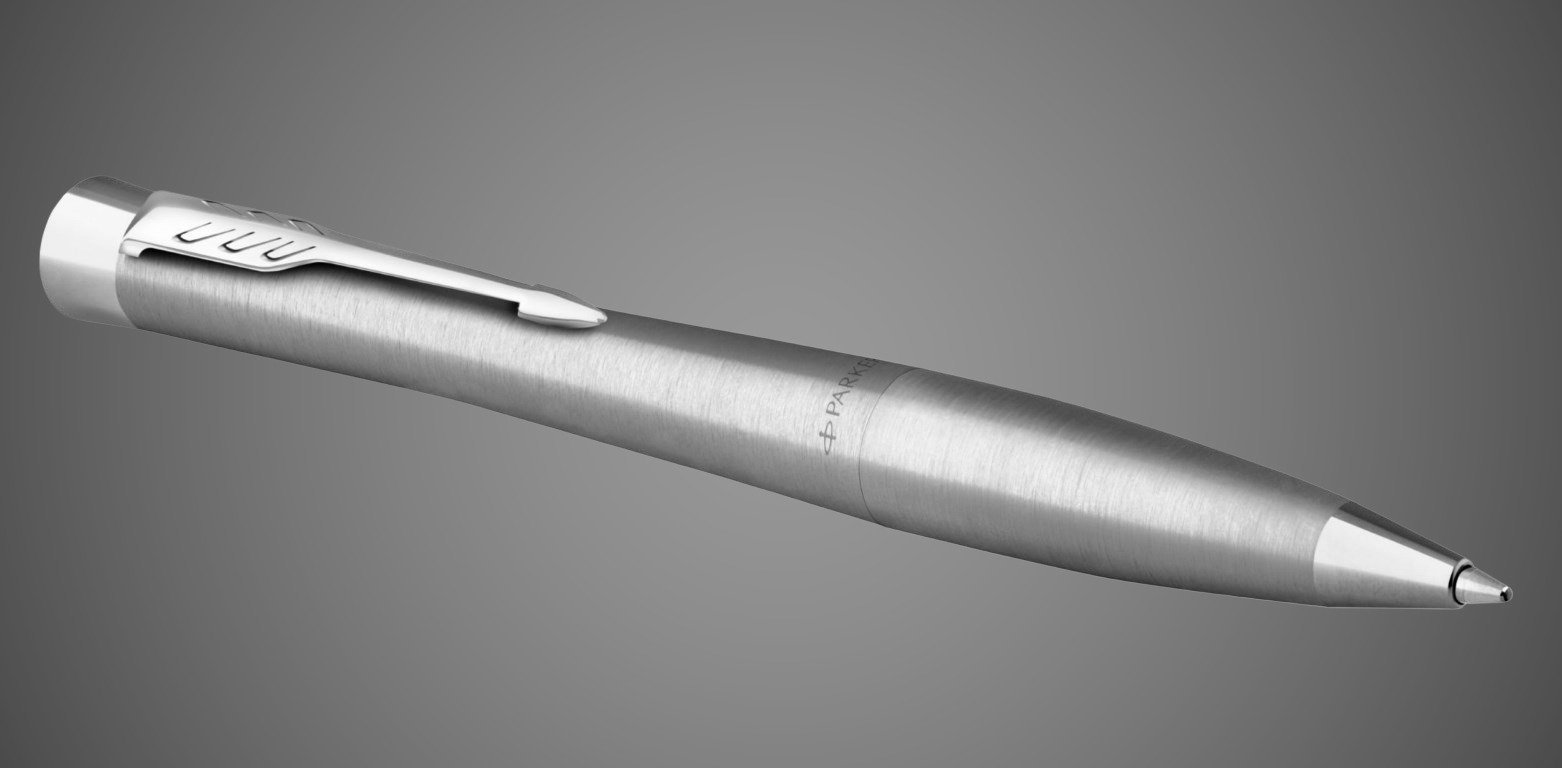 Шариковая ручка Parker Urban Metro Metallic CT, стержень: M, цвет чернил: blue, в подарочной упаковке., Лаки и смолы: лак, латунь, нержавеющая сталь, хром