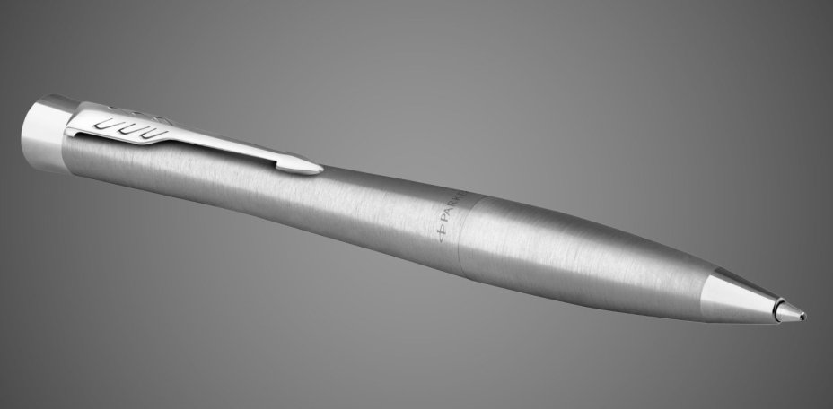 Шариковая ручка Parker Urban Metro Metallic CT, стержень: M, цвет чернил: blue, в подарочной упаковке., Лаки и смолы: лак, латунь, нержавеющая сталь, хром