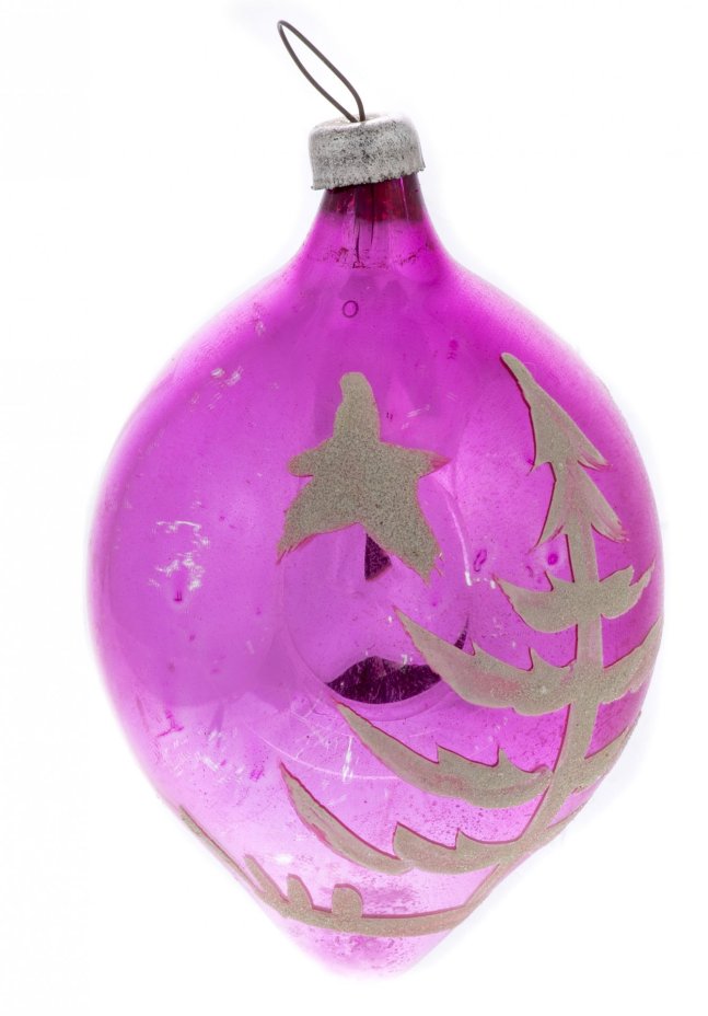 Набор из 11 елочных игрушек, стекло, СССР, 1950-1980 гг.