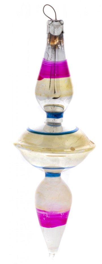 Набор из 11 елочных игрушек, стекло, СССР, 1950-1980 гг.
