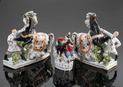 Фарфоровая композиция "Конек-горбунок", автор - С.М. Орлов, Дмитровский фарфоровый завод (ДФЗ Вербилки)
