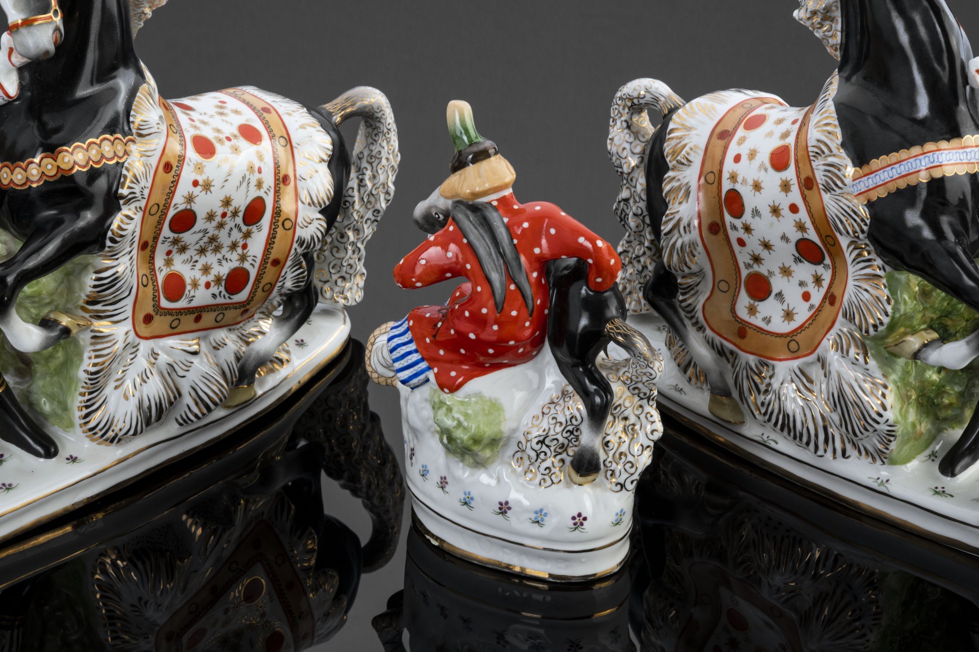 Фарфоровая композиция "Конек-горбунок", автор - С.М. Орлов, Дмитровский фарфоровый завод (ДФЗ Вербилки)