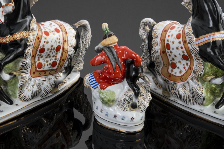 Фарфоровая композиция "Конек-горбунок", автор - С.М. Орлов, Дмитровский фарфоровый завод (ДФЗ Вербилки)