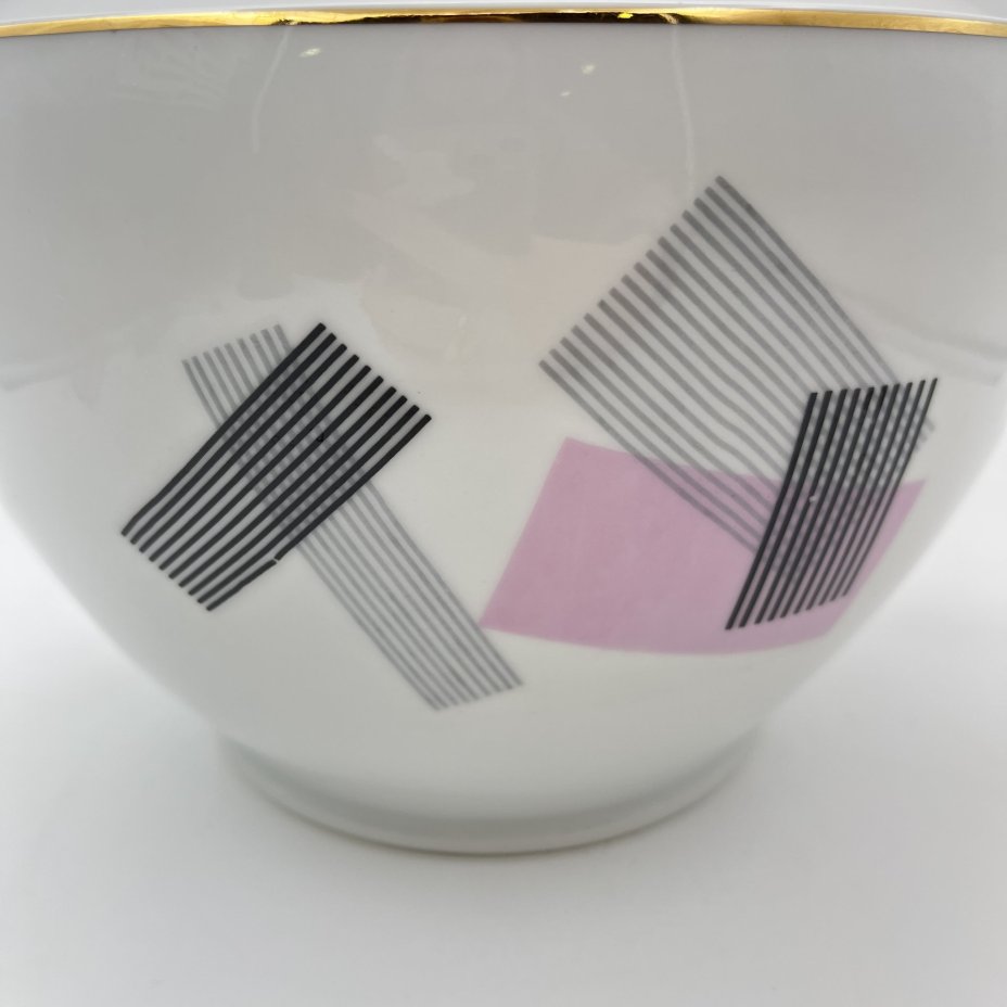 Супница с геометрическим декором, Cornelia Loucky Carlsbad