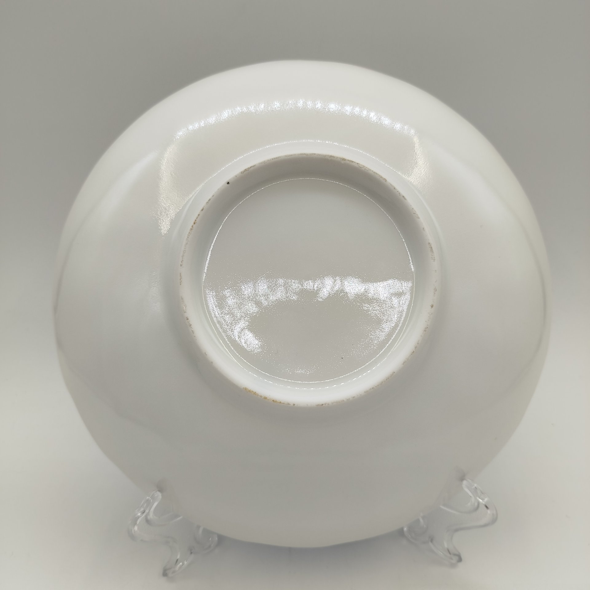 Тарелка сервировочная с растительным декором, фарфор, деколь, Европа, 1980-2000 гг.