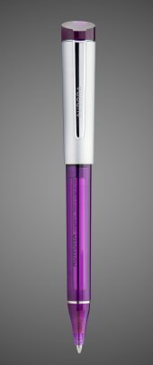 Шариковая ручка Aurora Kappa Violet satin chrome CT, в подарочной коробке, Лаки и смолы: смола, хром