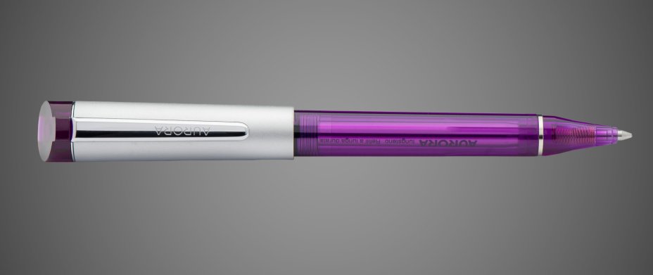 Шариковая ручка Aurora Kappa Violet satin chrome CT, в подарочной коробке, Лаки и смолы: смола, хром