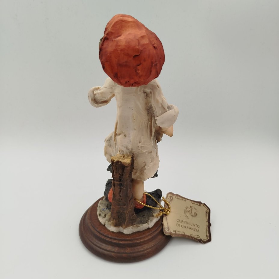 Статуэтка "Певец" в стиле Capodimonte, скульптор Giuseppe Armani (Джузеппе Армани), композитный материал, дерево, роспись, Италия, 1980-1990 гг.