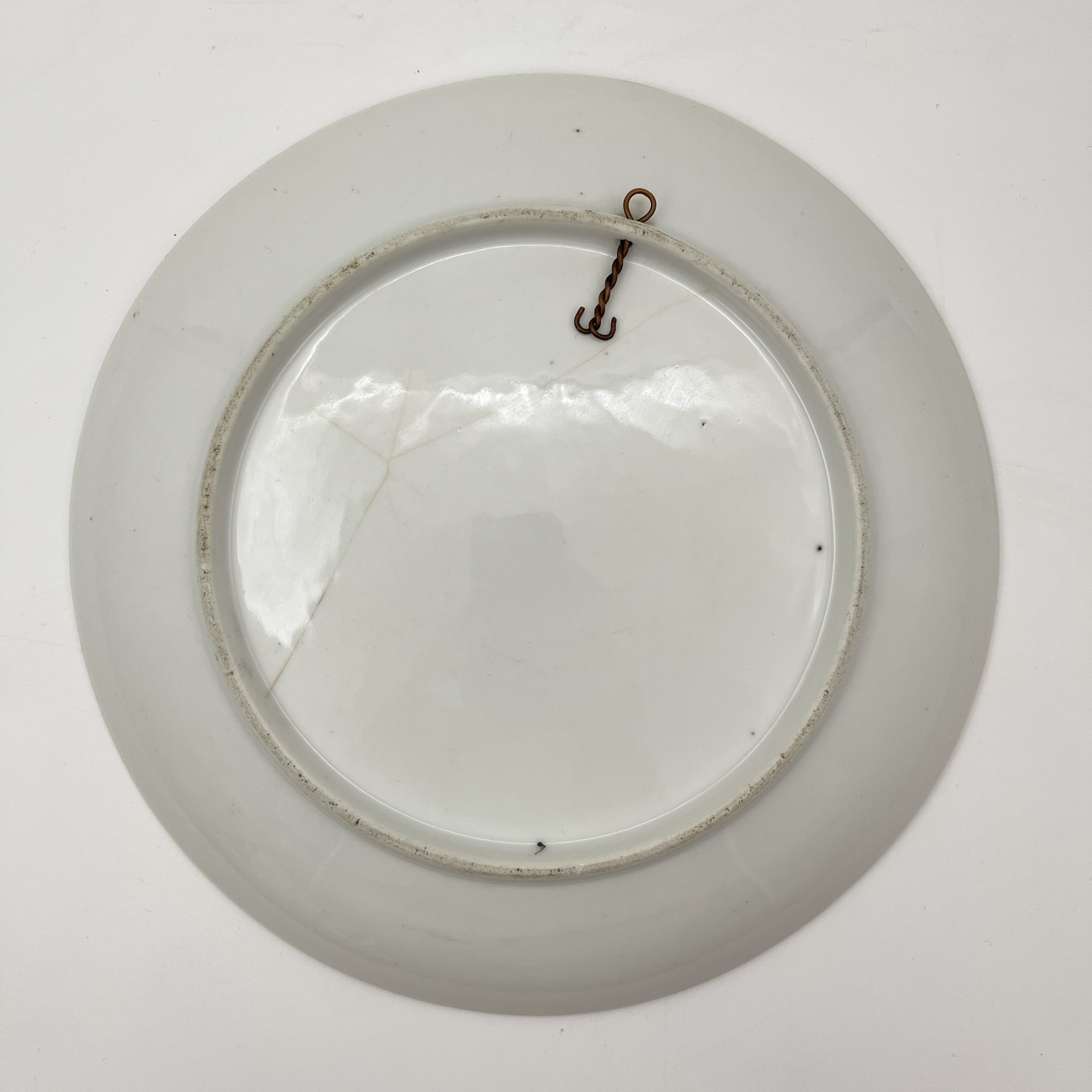 Тарелка настенная (декоративная) с изображением пейзажа, фарфор, роспись, Западная Европа, 1970-1990 гг.