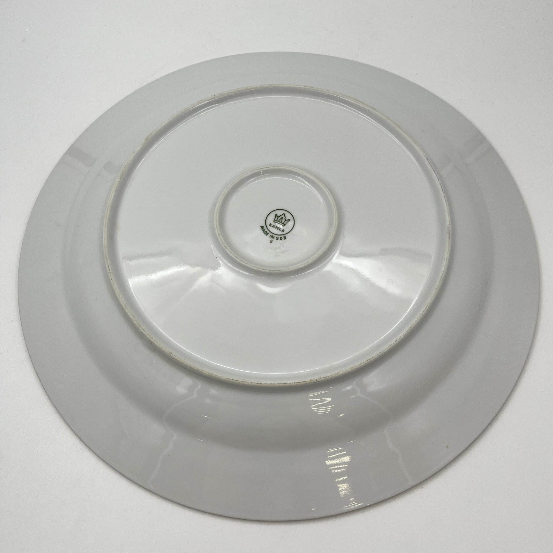 Блюдо "Мейсенский букет", фарфор, деколь, золочение, Kahla, ГДР, 1967-1987 гг.