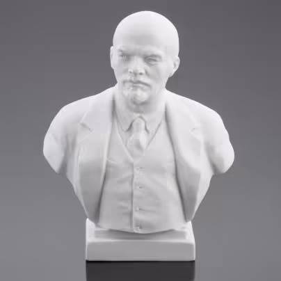 Бюст В.И.Ленина, Ленинградский фарфоровый завод (ЛФЗ)
