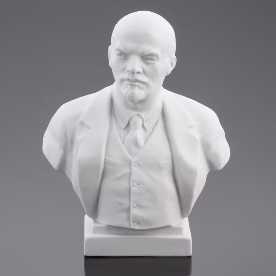 Бюст В.И.Ленина, Ленинградский фарфоровый завод (ЛФЗ)