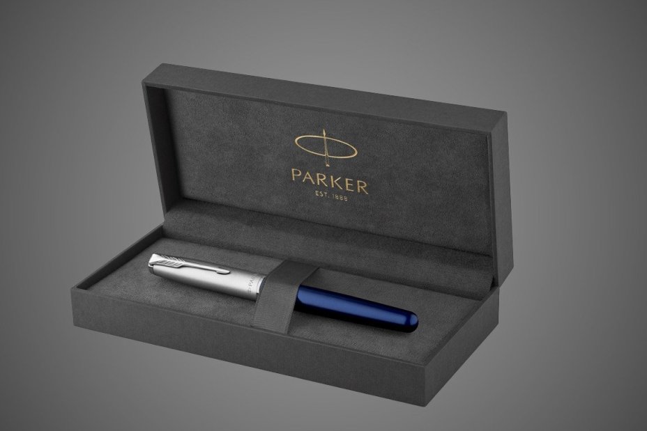 Перьевая ручка Parker Sonnet Entry Point Blue Steel CT, перо: F, цвет чернил: black, в подарочной упаковке, Металлы: нержавеющая сталь, палладий, пластик