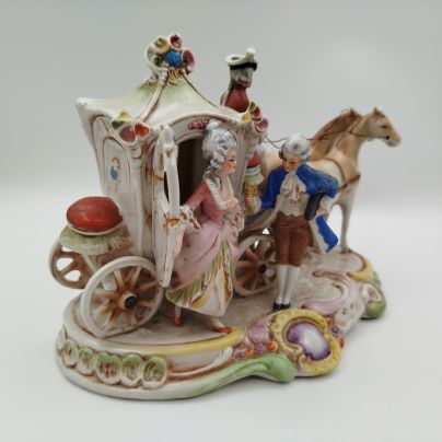 Статуэтка "Экипаж" ("Карета"), фарфор, роспись, Gräfenthal (Графенталь), Германия, 1950-1972 гг.