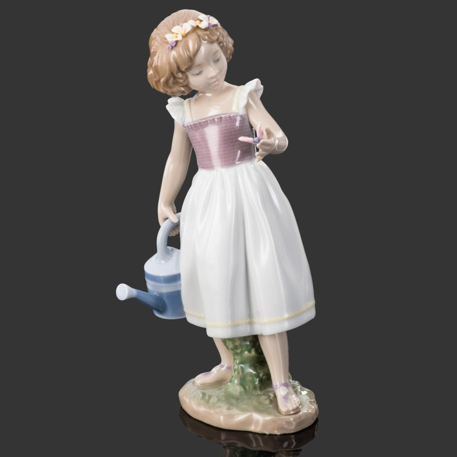 Статуэтка "Good morning, butterfly" ("Доброе утро, бабочка"), скульптор Marco Antonio Nogueron, Lladro