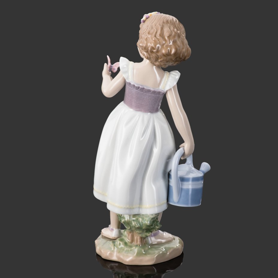 Статуэтка "Good morning, butterfly" ("Доброе утро, бабочка"), скульптор Marco Antonio Nogueron, Lladro