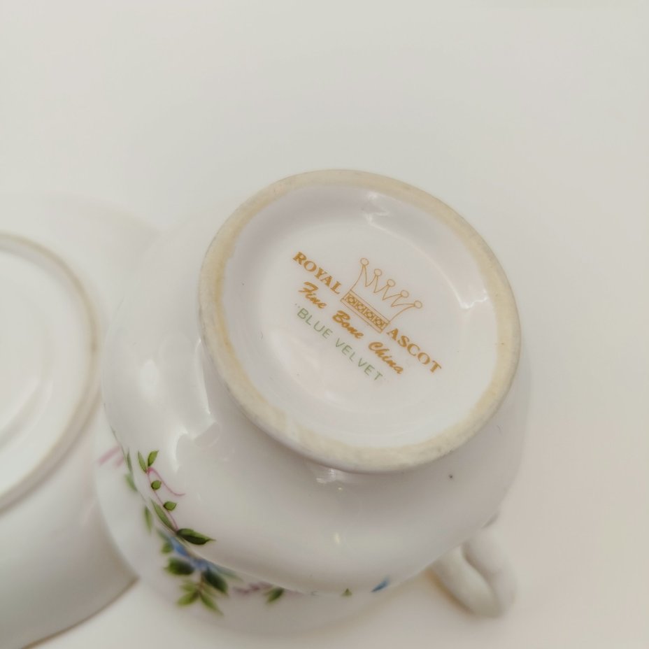Пара чайно-кофейная "Blue Velvet",  Royal Ascot