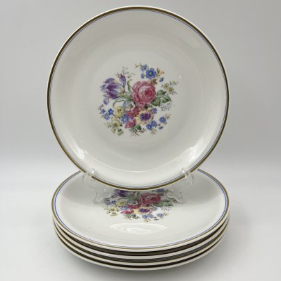 Набор из 5-ти десертных тарелок "Мейсенский букет"