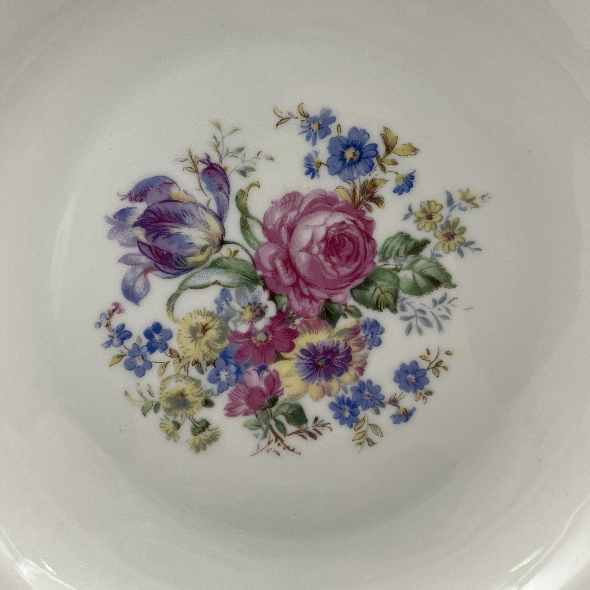 Набор из 5-ти десертных тарелок "Мейсенский букет"