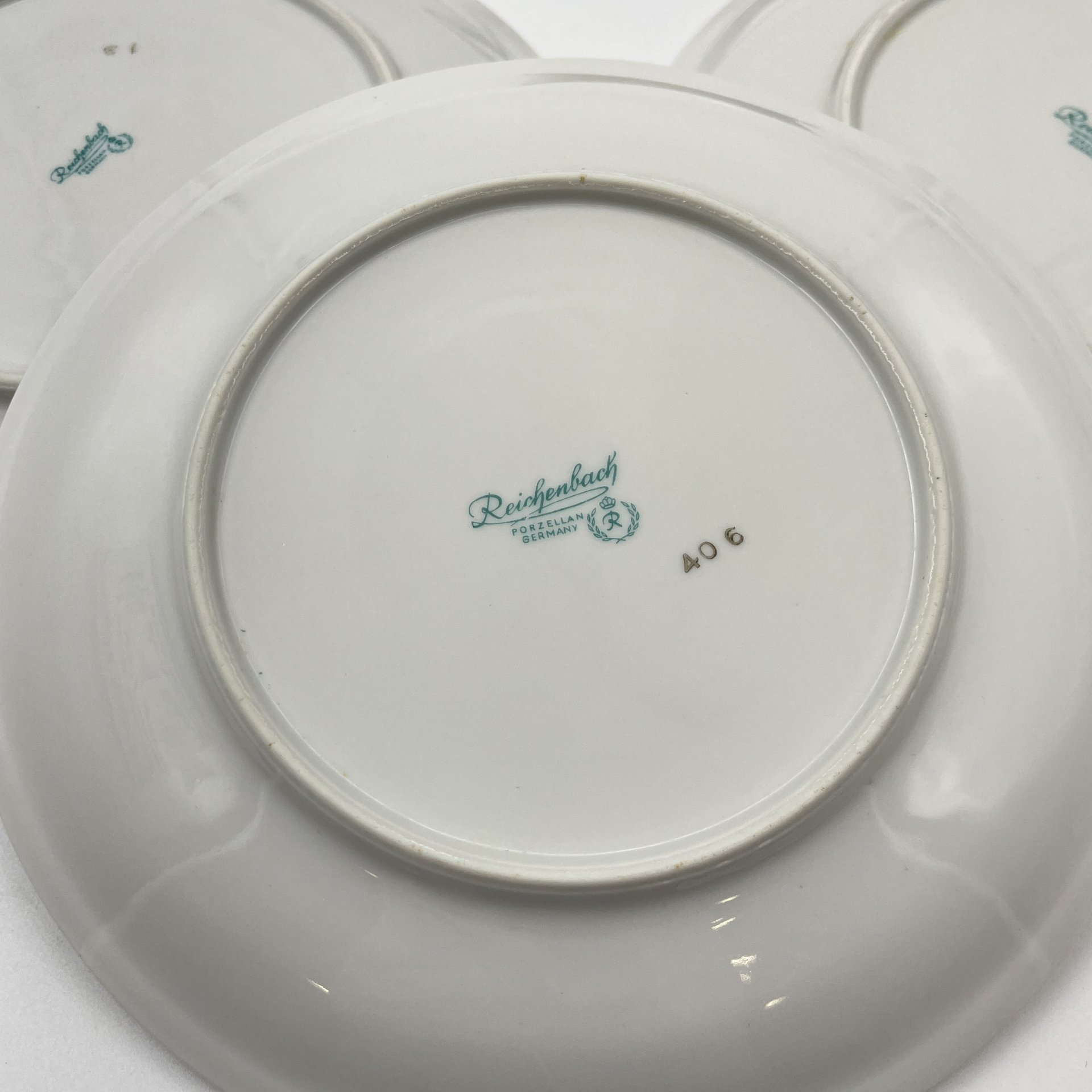 Набор из 5-ти десертных тарелок "Мейсенский букет"