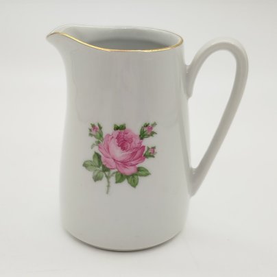 Молочник, украшенный изображением розы