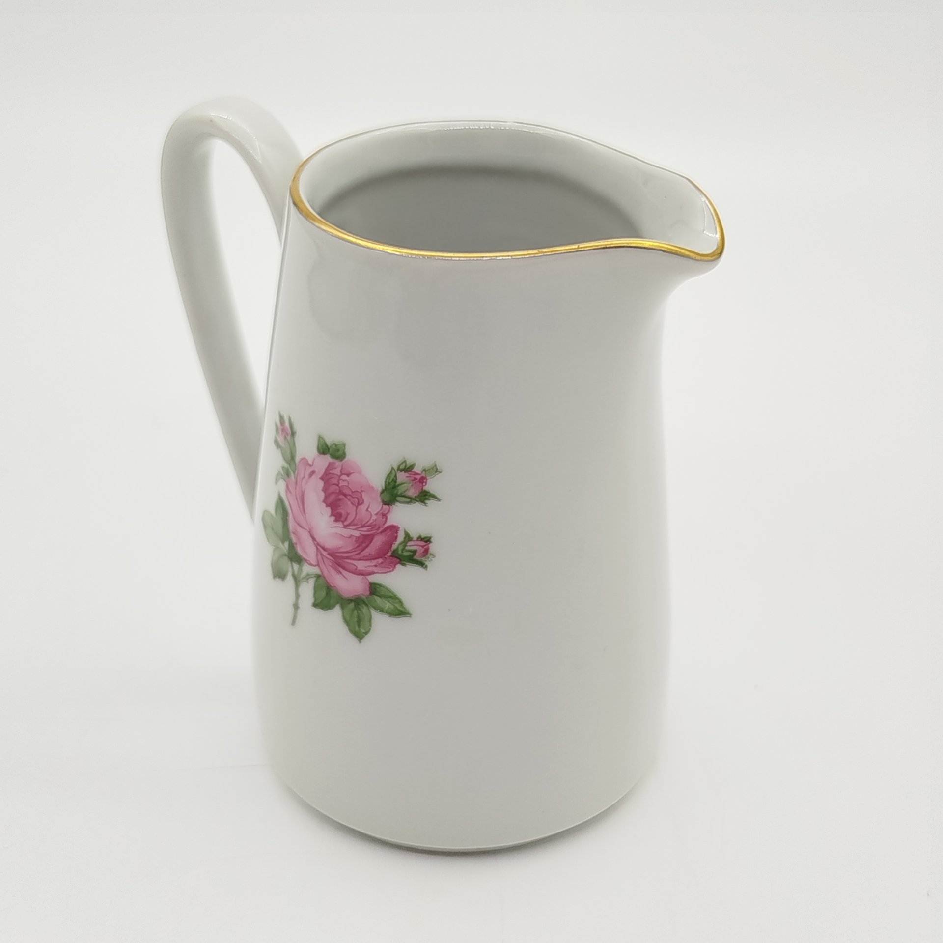 Молочник, украшенный изображением розы