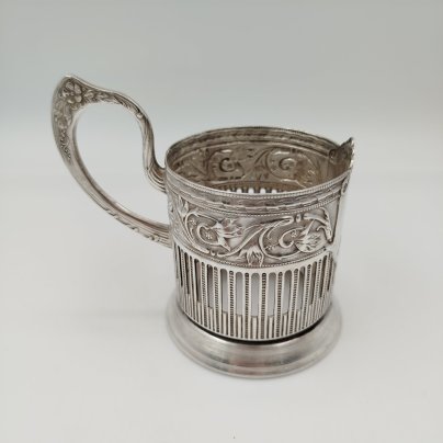 Подстаканник "Спасская башня", мНЦ (медь-никель-цинк), Кольчугинский завод цветных металлов, СССР, 1950-1980 гг., Кольчугинский завод цветных металлов