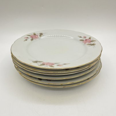 Набор из 6 тарелок с цветочным декором