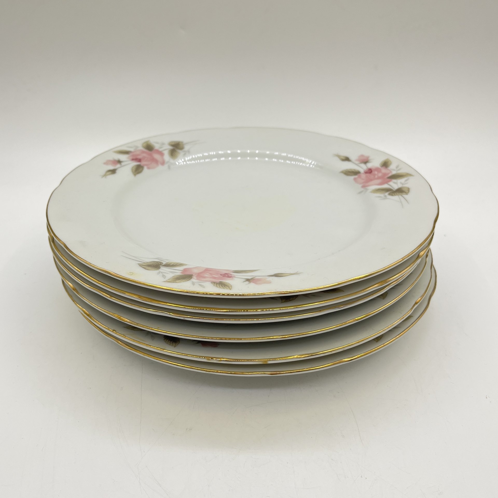 Набор из 6 тарелок с цветочным декором