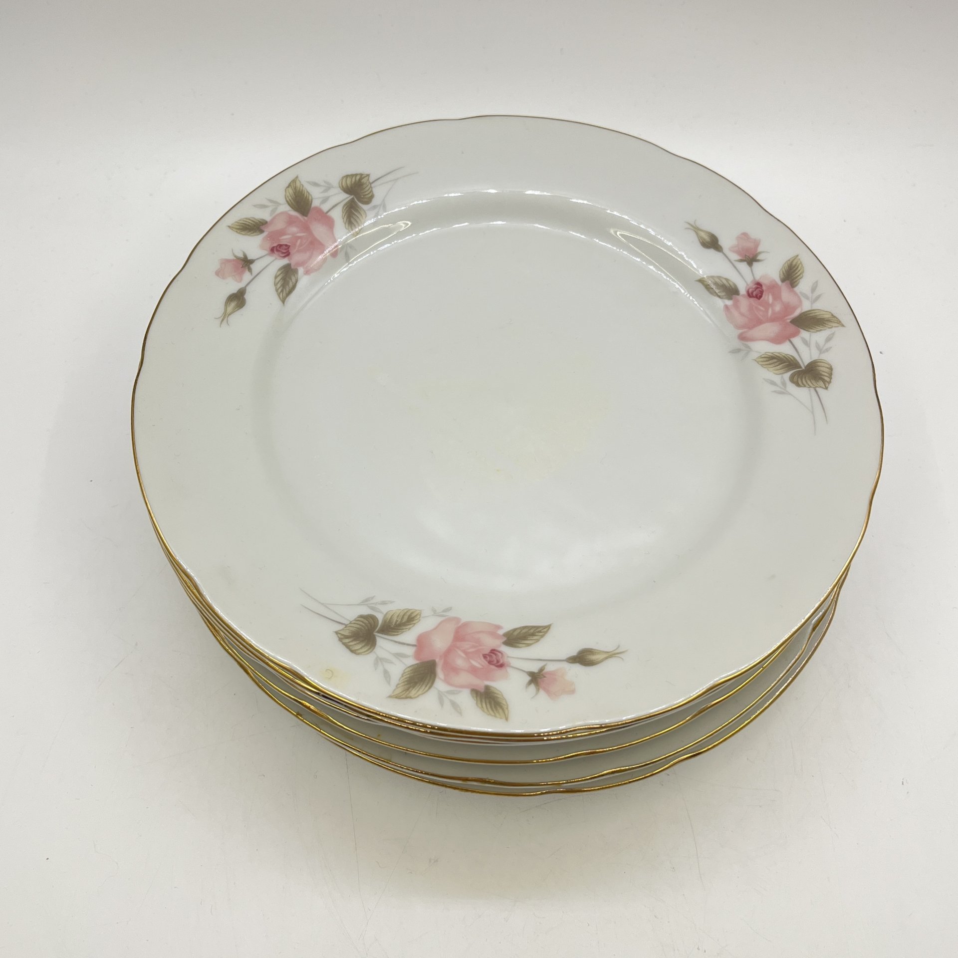 Набор из 6 тарелок с цветочным декором