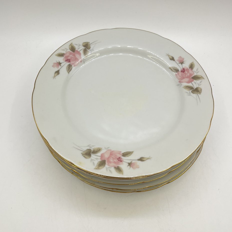 Набор из 6 тарелок с цветочным декором