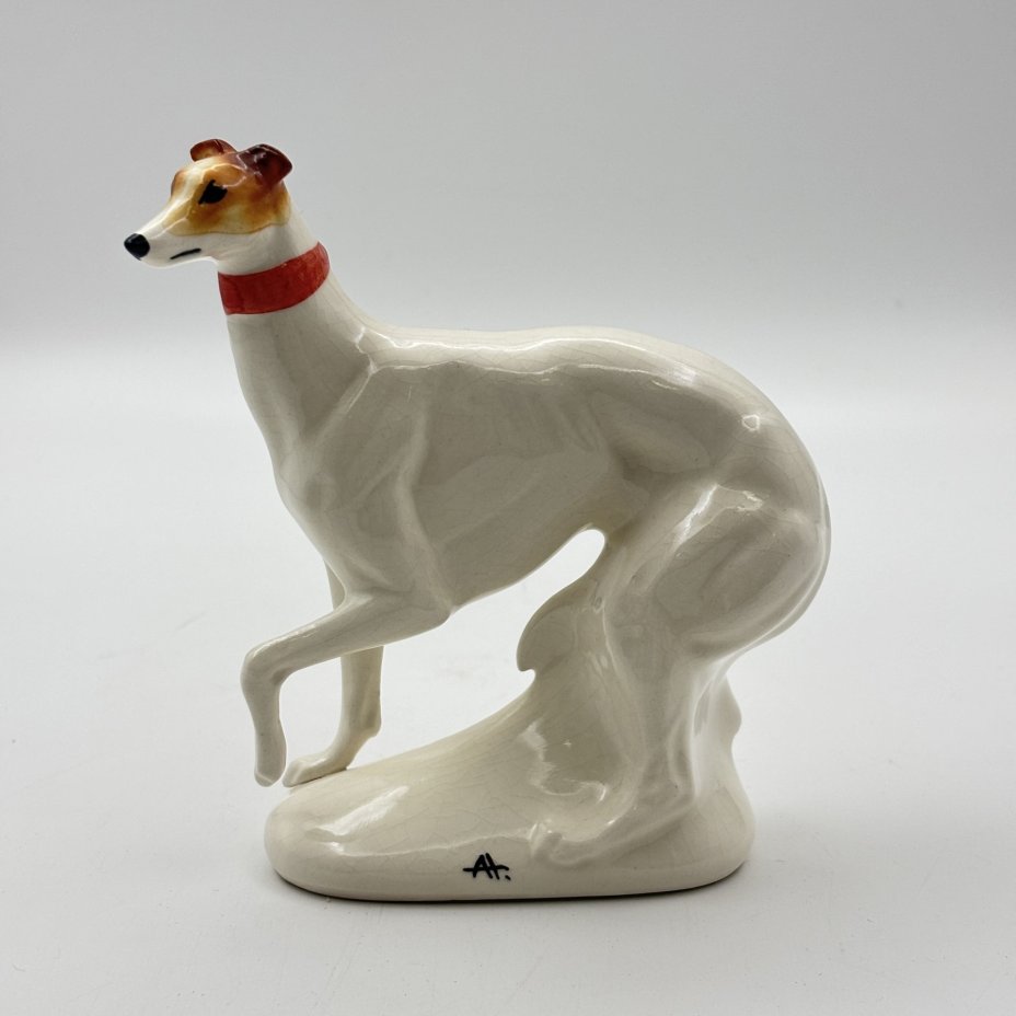 Статуэтка "Собака", фаянс, роспись, Западная Европа, 1950-1970 гг.