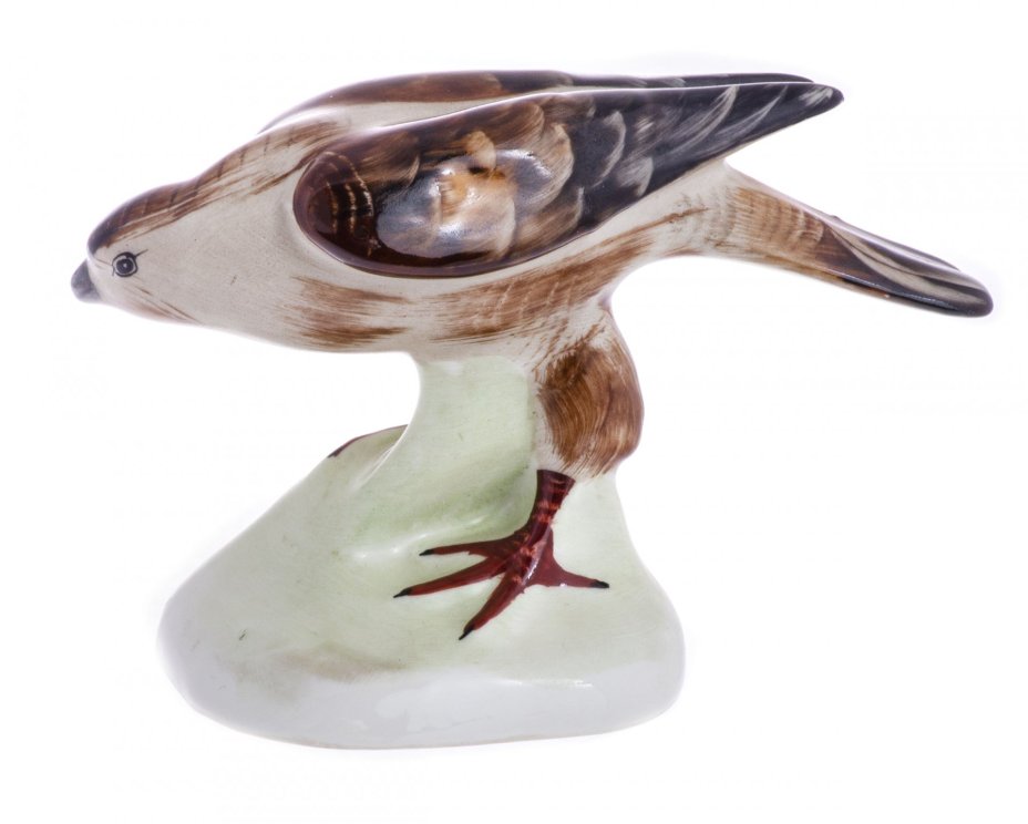 Статуэтка "Ястреб", фарфор, роспись, мануфактура "Аquincum porcelain", Венгрия, 1970-1990 гг., Аquincum