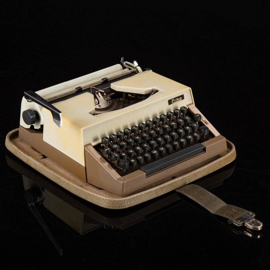 Машинка печатная "Erika 15" в кофре, металл, пластик, Seidel & Naumann, Германия, 1960-1980 гг., Seidel & Naumann