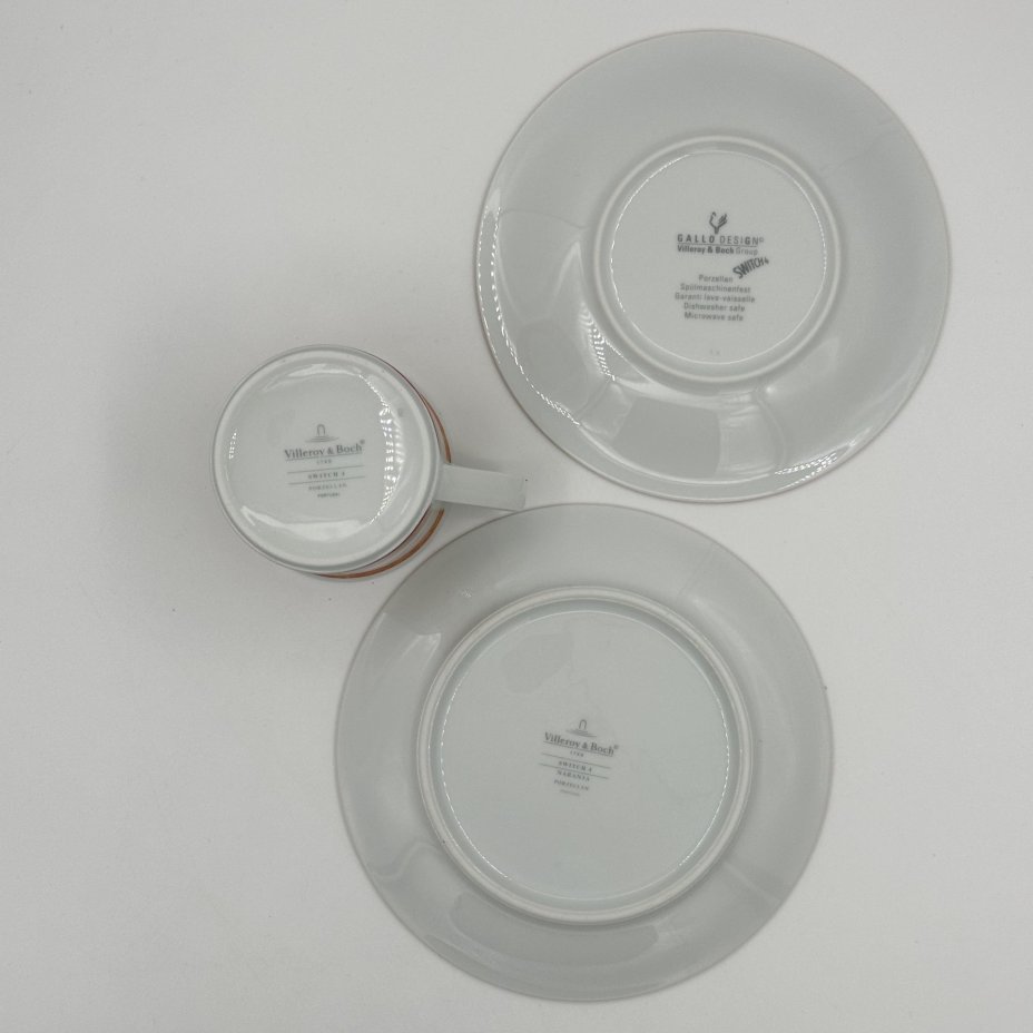 Набор чайных трио на 4 персоны (12 предметов) из серии Switch, Villeroy & Boch