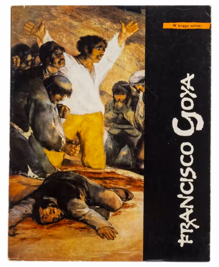 Альбом "Франциско Гойя" (на польском языке), издательство "В круг искусства", мягкая обложка, бумага, печать, Польша, 1975 г.