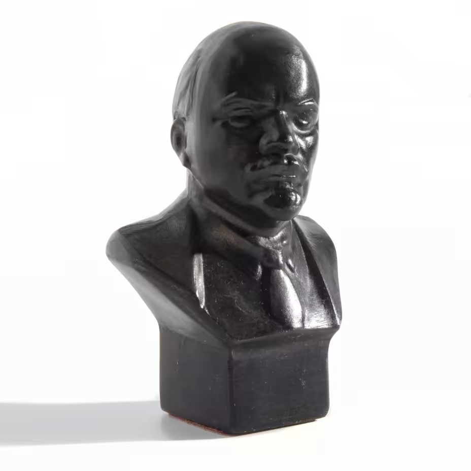 Статуэтка "Бюст В. И. Ленина" в оригинальной упаковке, Волгоградский опытный завод «Сувенир»