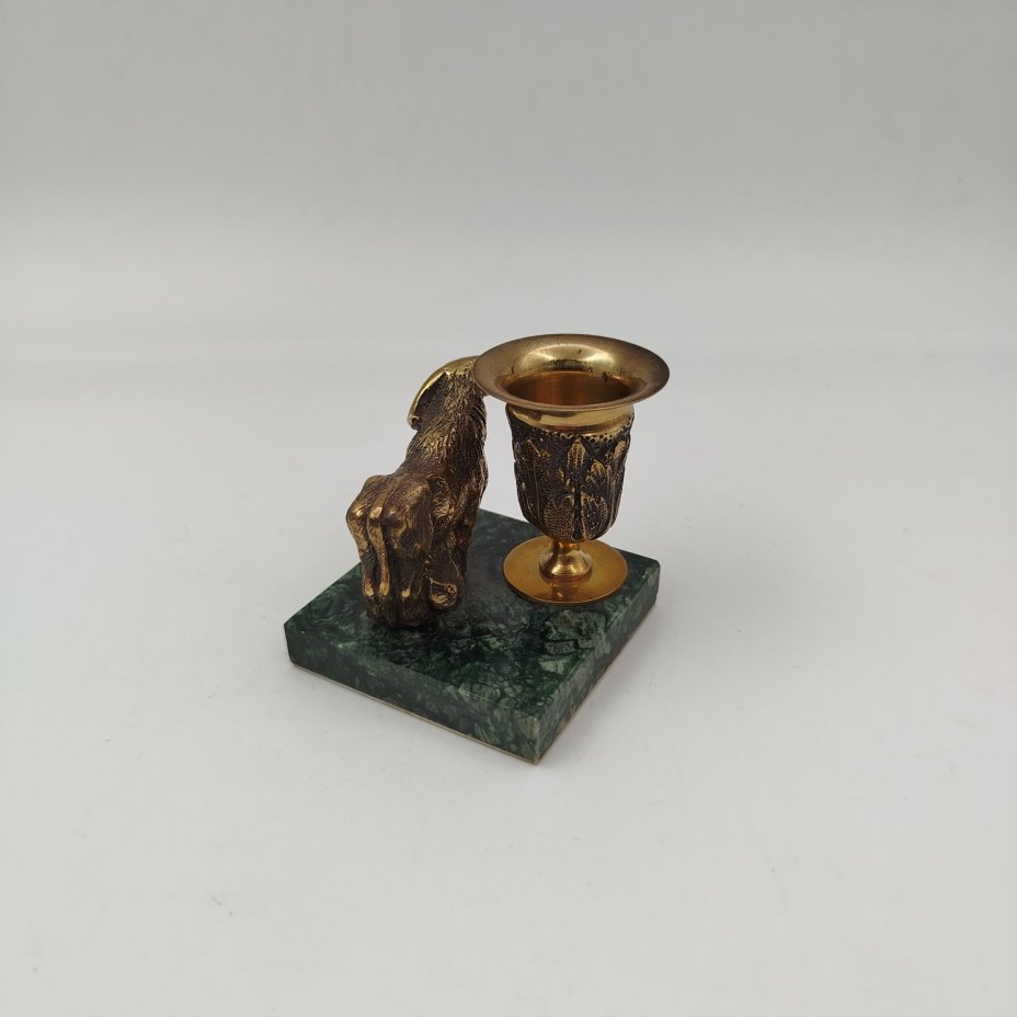 Подсвечник настольный "Бык" (на одну свечу)