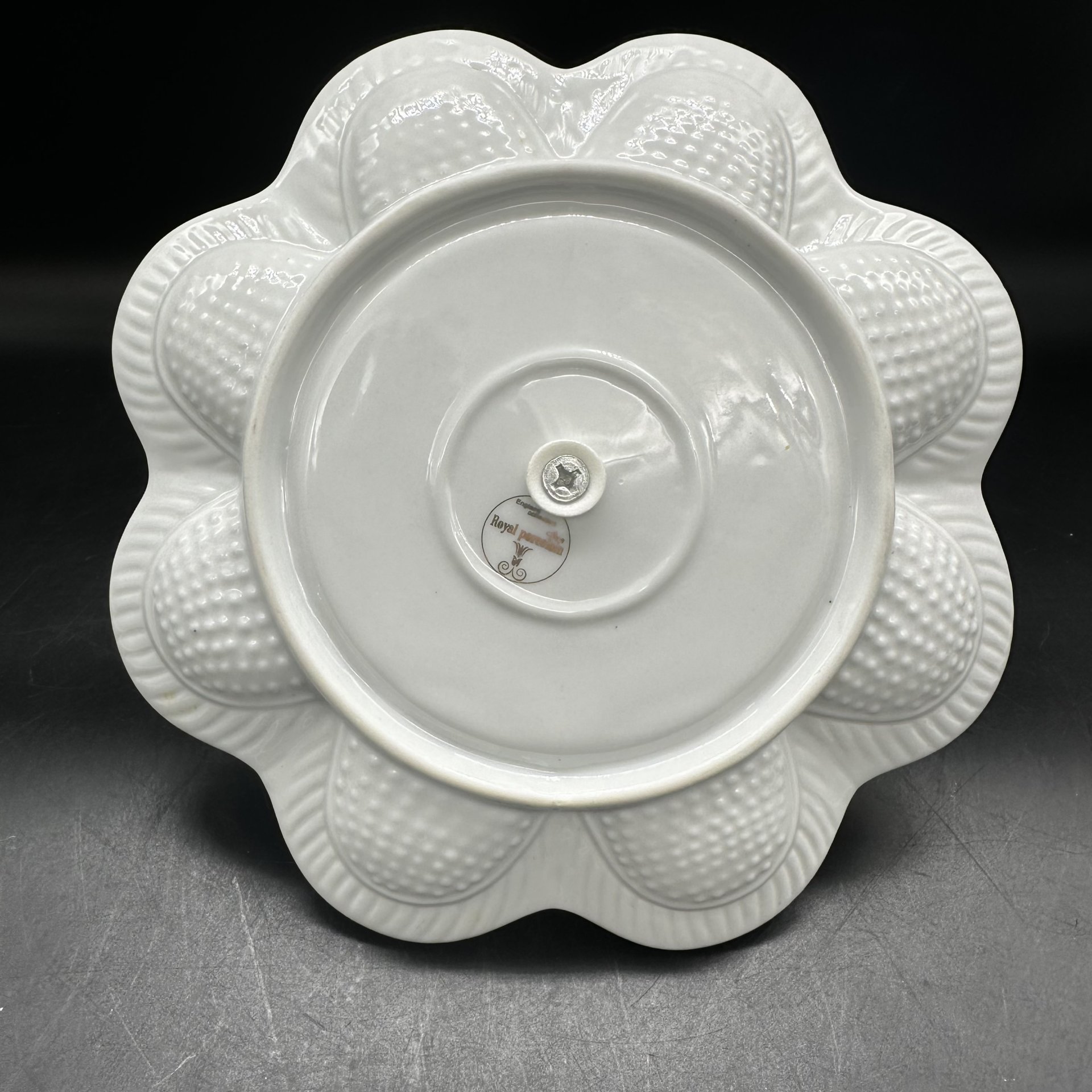 Блюдо пасхальное для восьми яиц, Royal porcelain