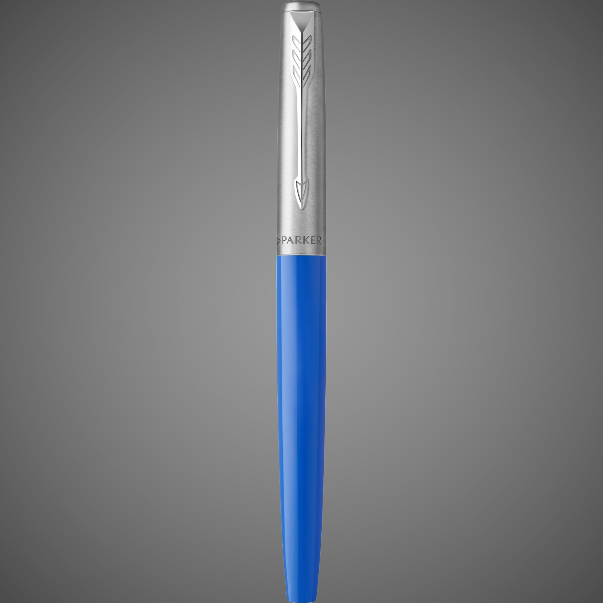 Перьевая ручка Parker Jotter, цвет ORIGINALS BLUE CT, цвет чернил синий/черный, толщина линии M, В БЛИСТЕРЕ, Металлы: нержавеющая сталь, пластик