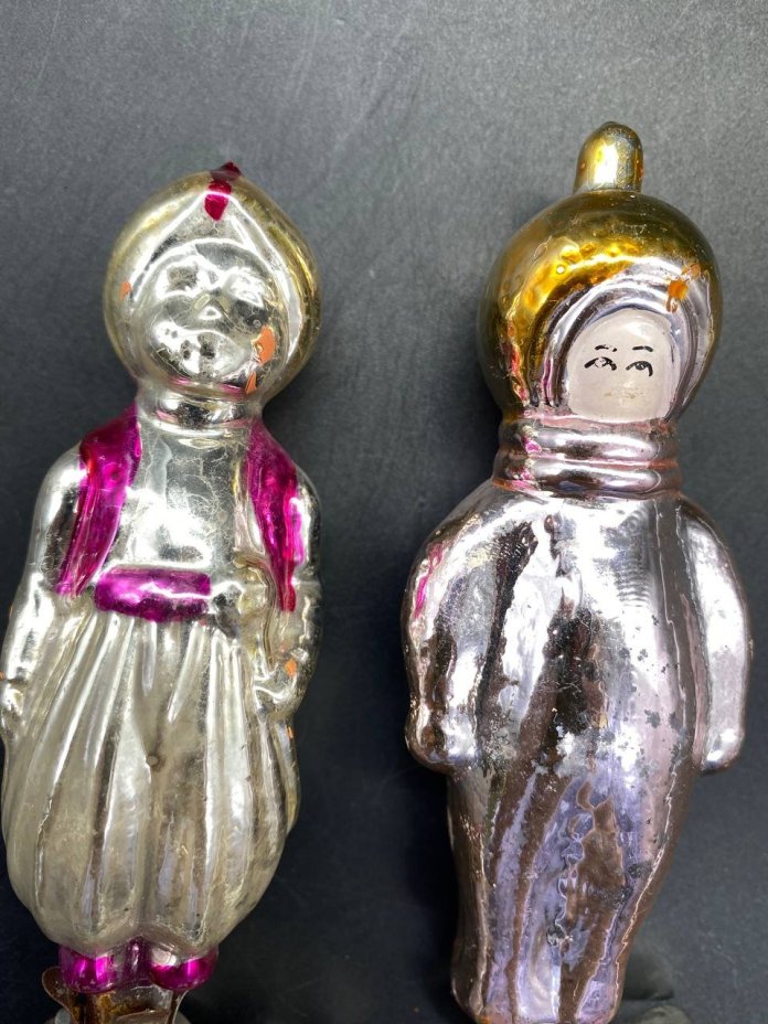 Набор из двух ёлочных игрушек на прищепках ("Маленький Мук" и "Космонавт")
