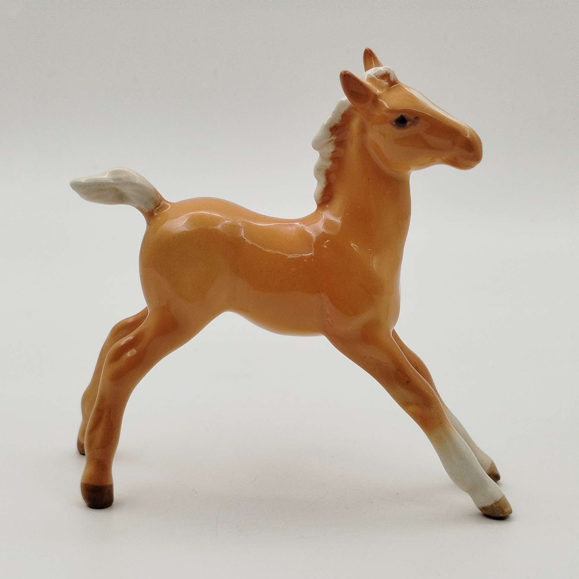 Статуэтка "Жеребенок", фаянс, аэрография, роспись, Beswick, Великобритания, 1950-1970 гг.