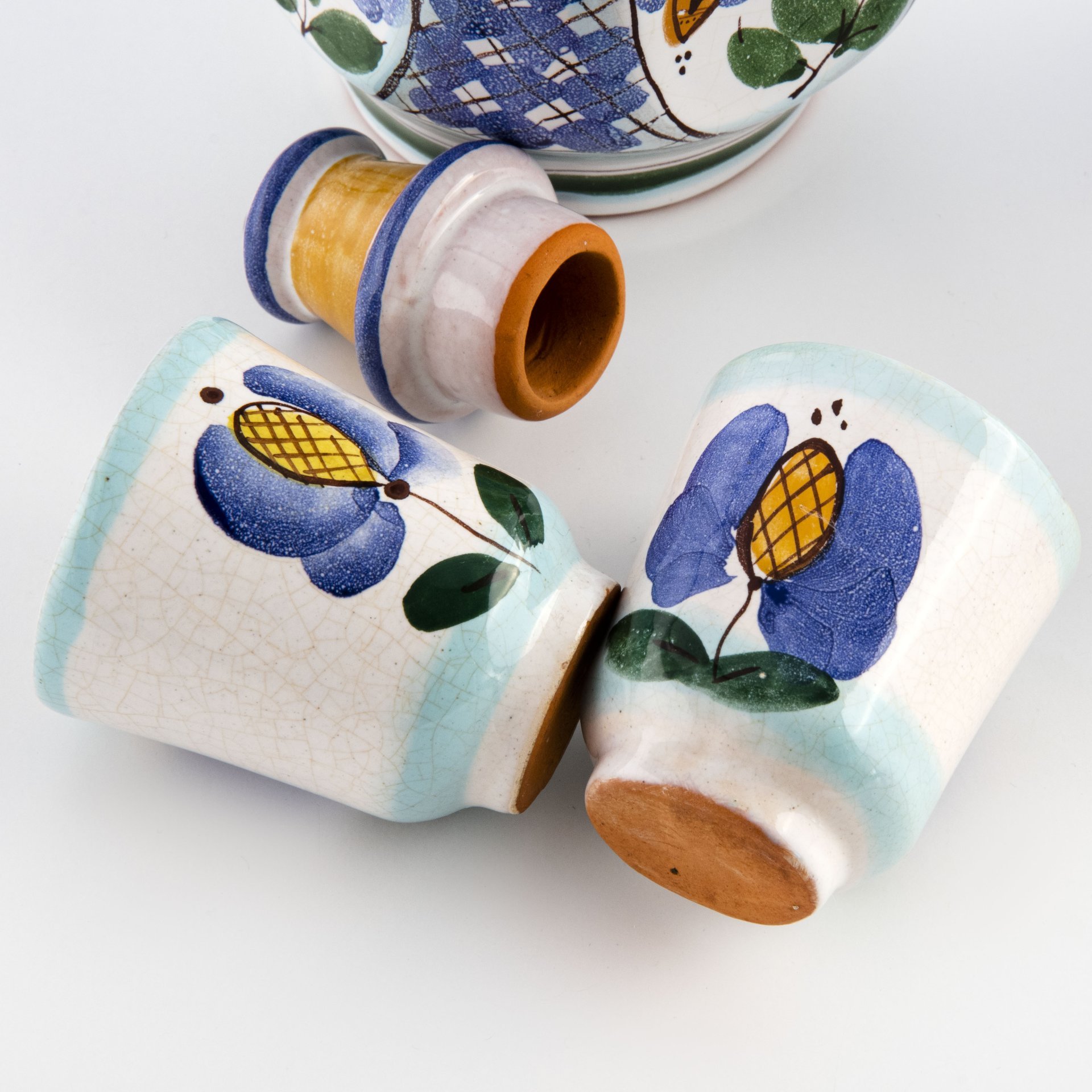 Набор из штофа и шести стопок "Жар-птица"