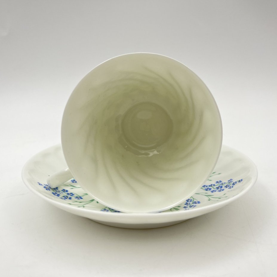 Пара кофейная "У ручья" (форма "Витая")