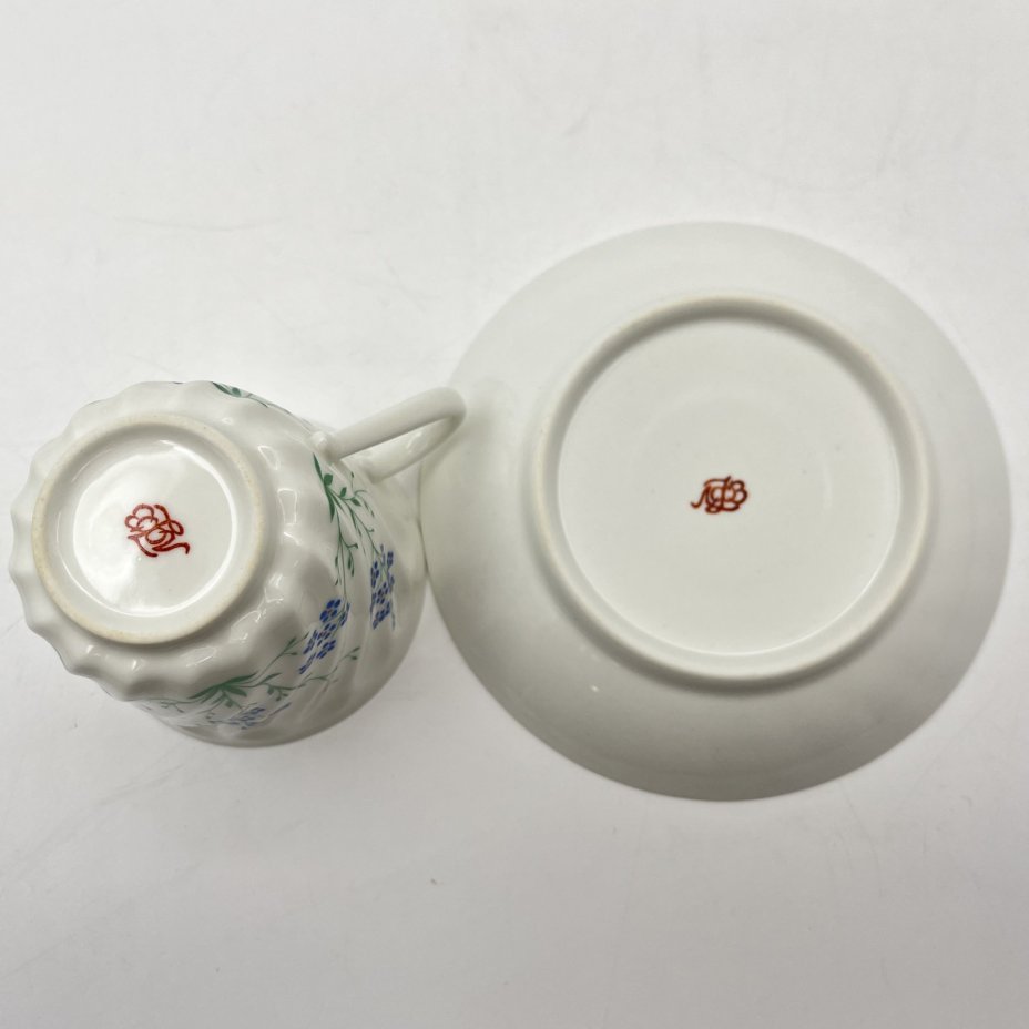 Пара кофейная "У ручья" (форма "Витая")