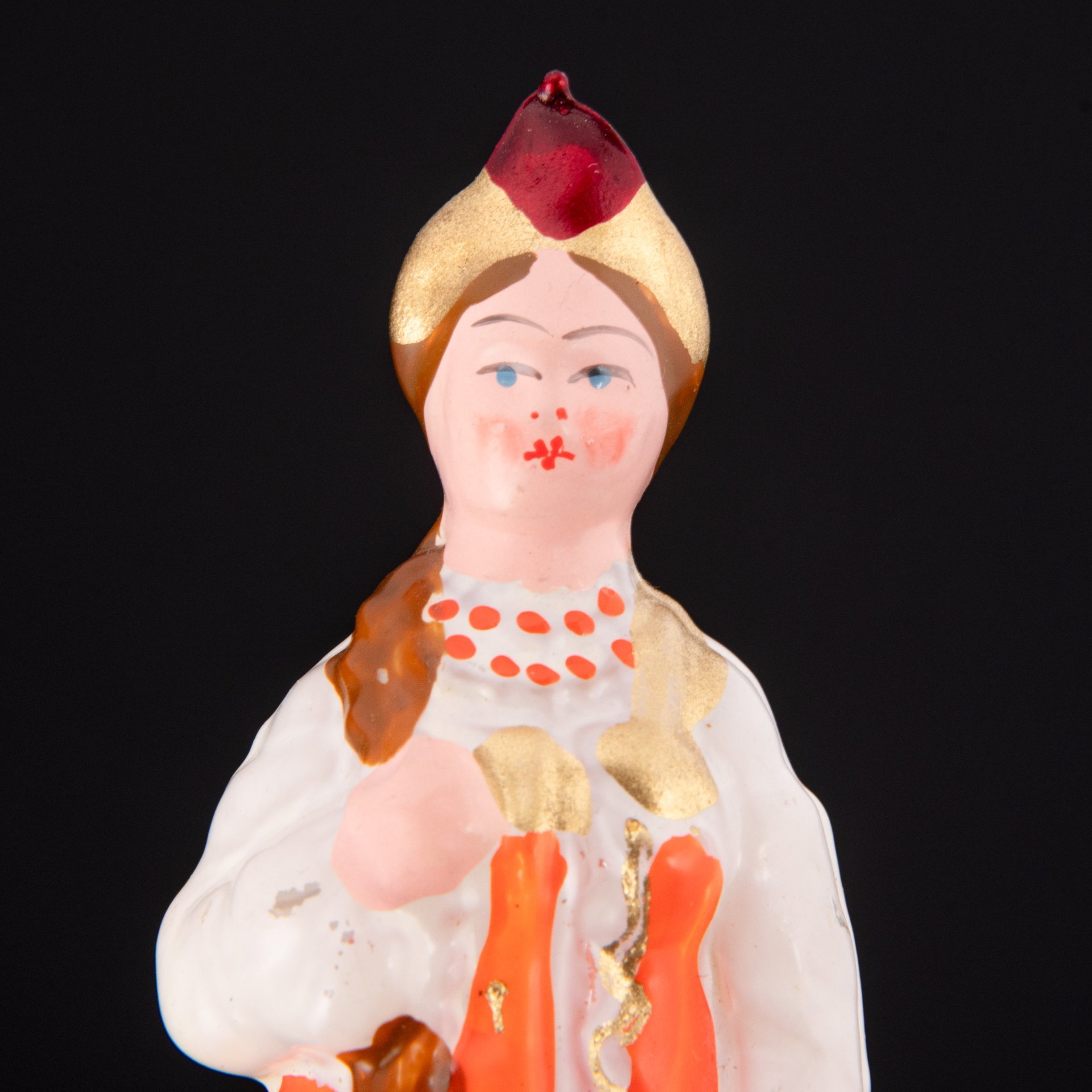 Ёлочная игрушка "Алёнушка", серия "Сестрица Алёнушка и братец Иванушка", Завод стеклянных ёлочных украшений и оптических изделий