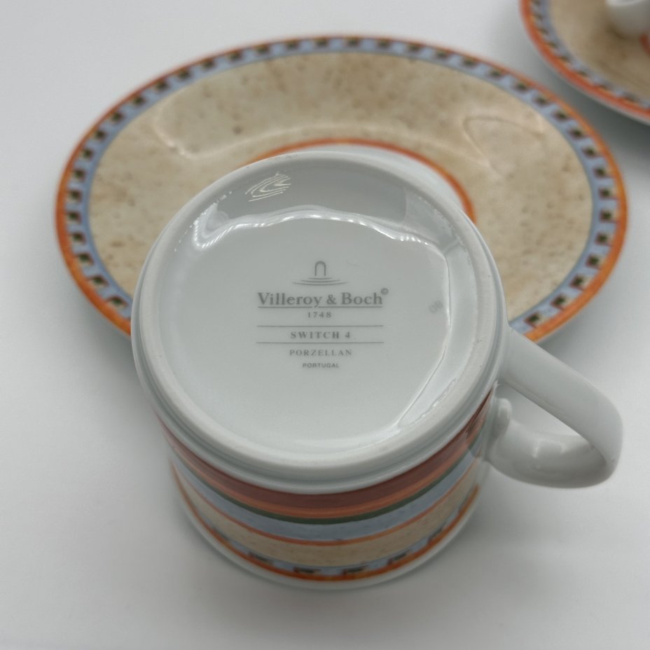 Набор чайных пар тет-а-тет, серия Switch, Villeroy & Boch