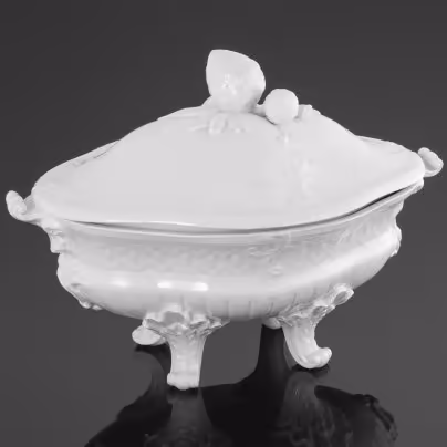 Террина (для сервировки горячих блюд) барочной формы, Meissen (Мейсенский фарфор)
